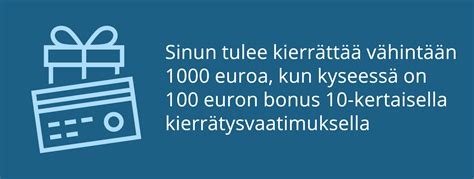 Kasinobonukset – Parhaat bonukset Suomessa 2024!.